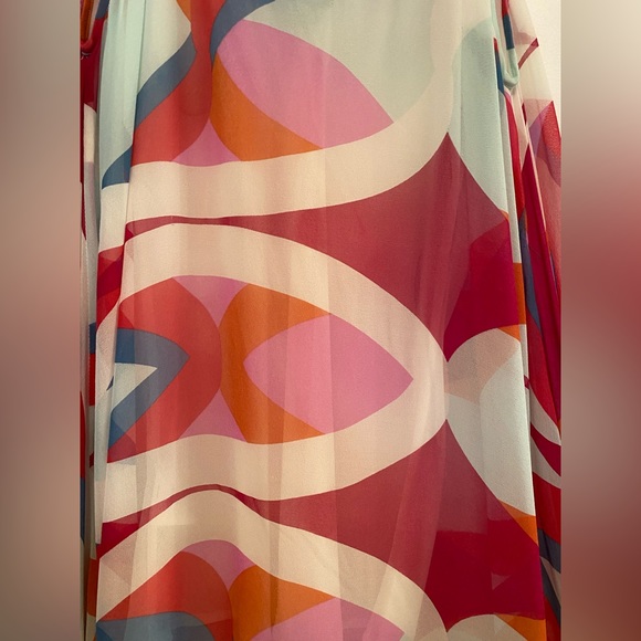 MARCIANO silk top, multi color - Picture 4 of 6